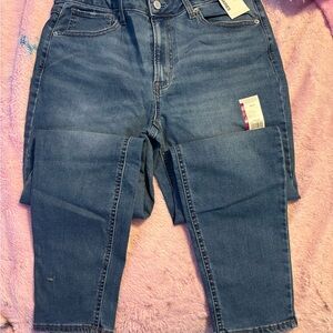 No Boundaries Women's Relaxed Denim Jeans